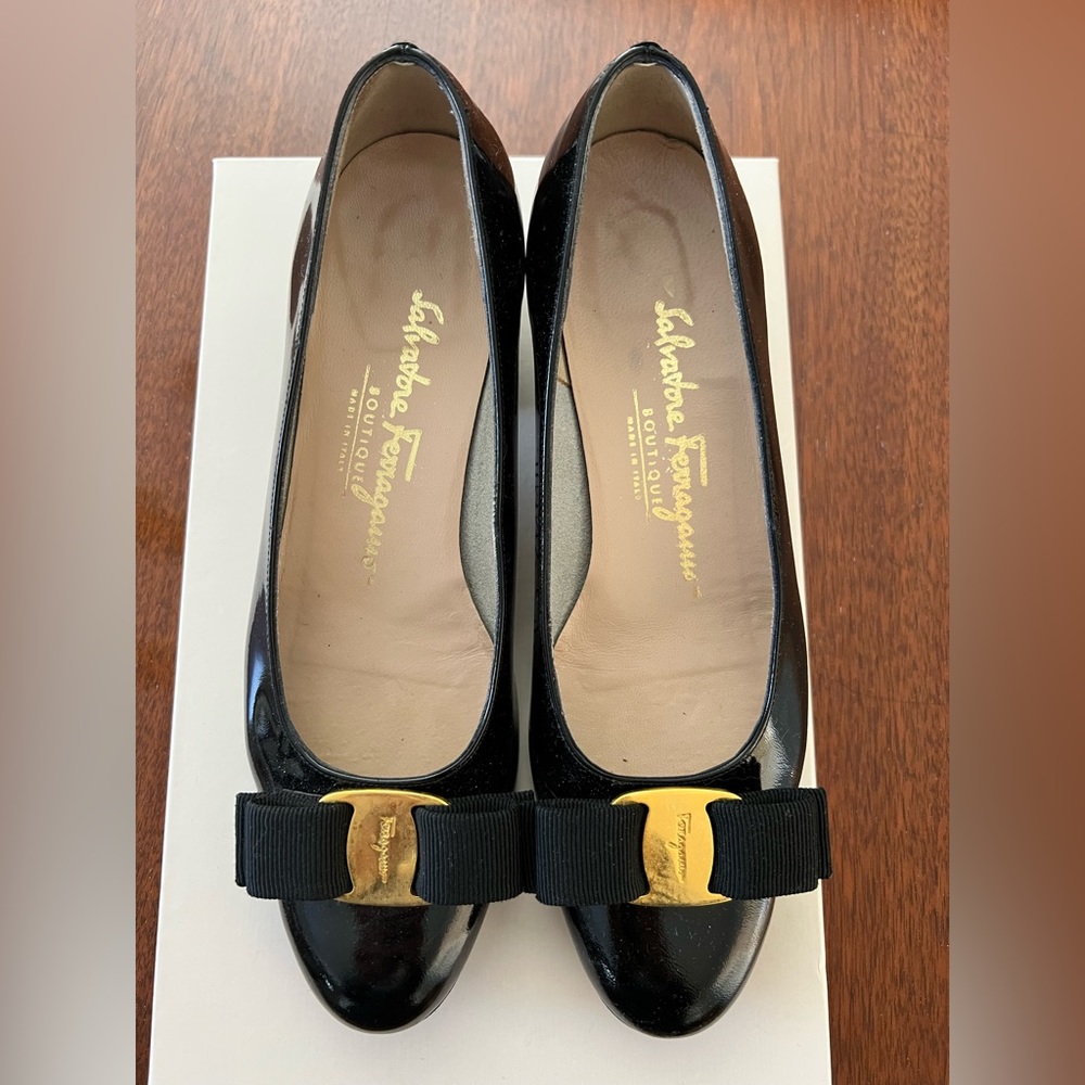 Salvatore Ferragamo kitten heels